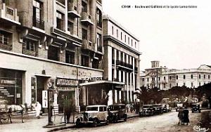 Oran - Boulevard Gallieni et Lycee Lamoriciere